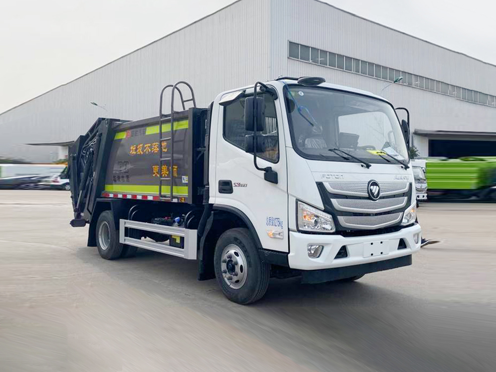 福田欧马可5方压缩式垃圾车