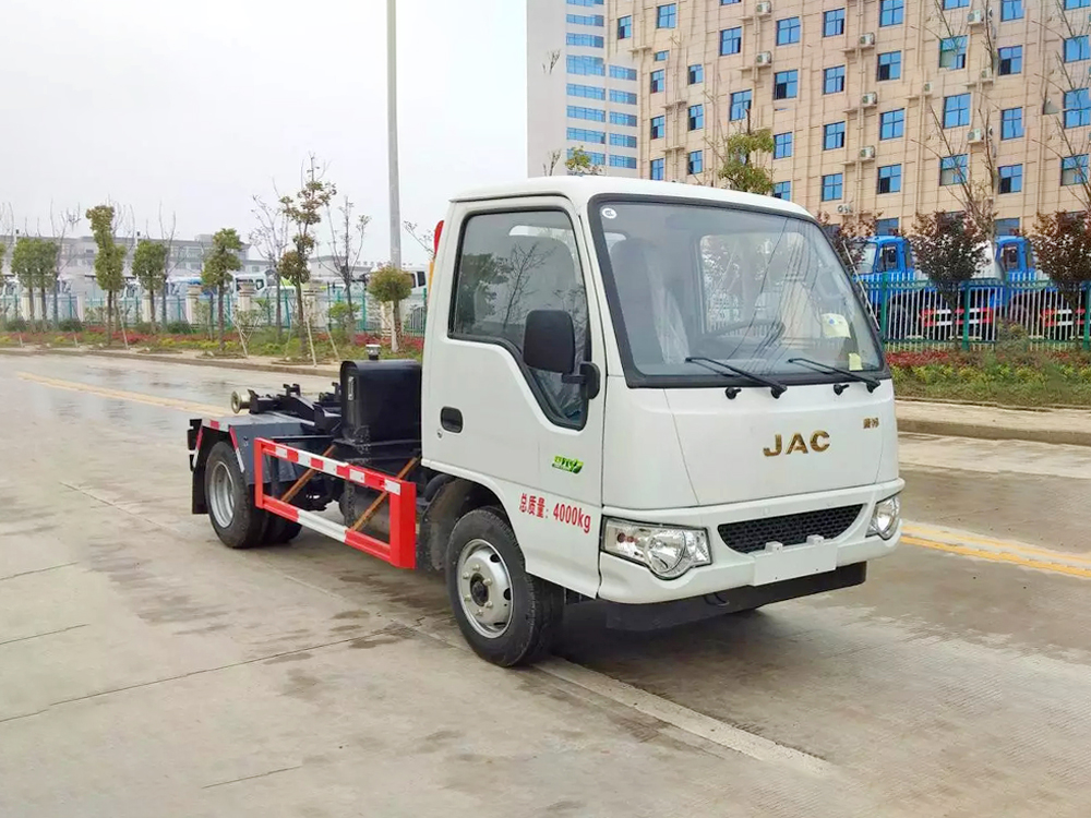 江淮3方小型勾臂垃圾车
